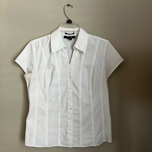 Style & Co. white button down business shirt